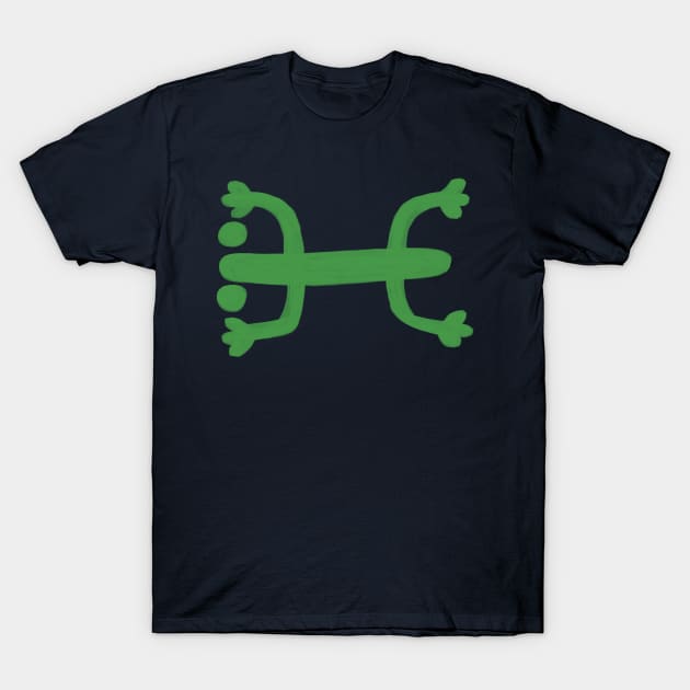 Green Coqui Variant T-Shirt by Catt Bonilla